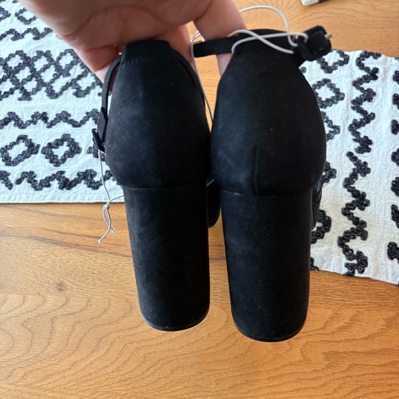 NEW a new day Black Chunky Platform Heels women’s shoes size 10 - Picture 5 of 8